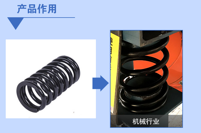 鋼制彈簧作用