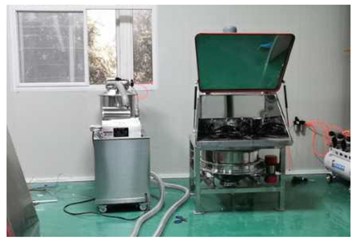 噴射式自清潔高密度濾芯，無需經(jīng)常更換，無粉塵污染